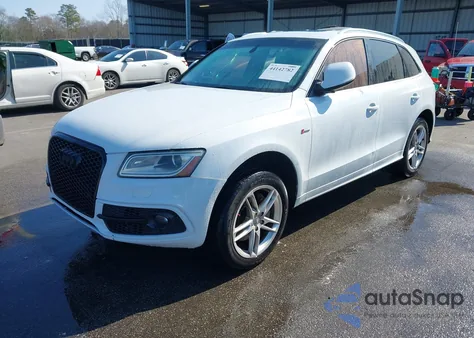 2014 Audi Q5 3.0T Premium Plus from USA, damaged, VIN WA1DGAFP3EA031777